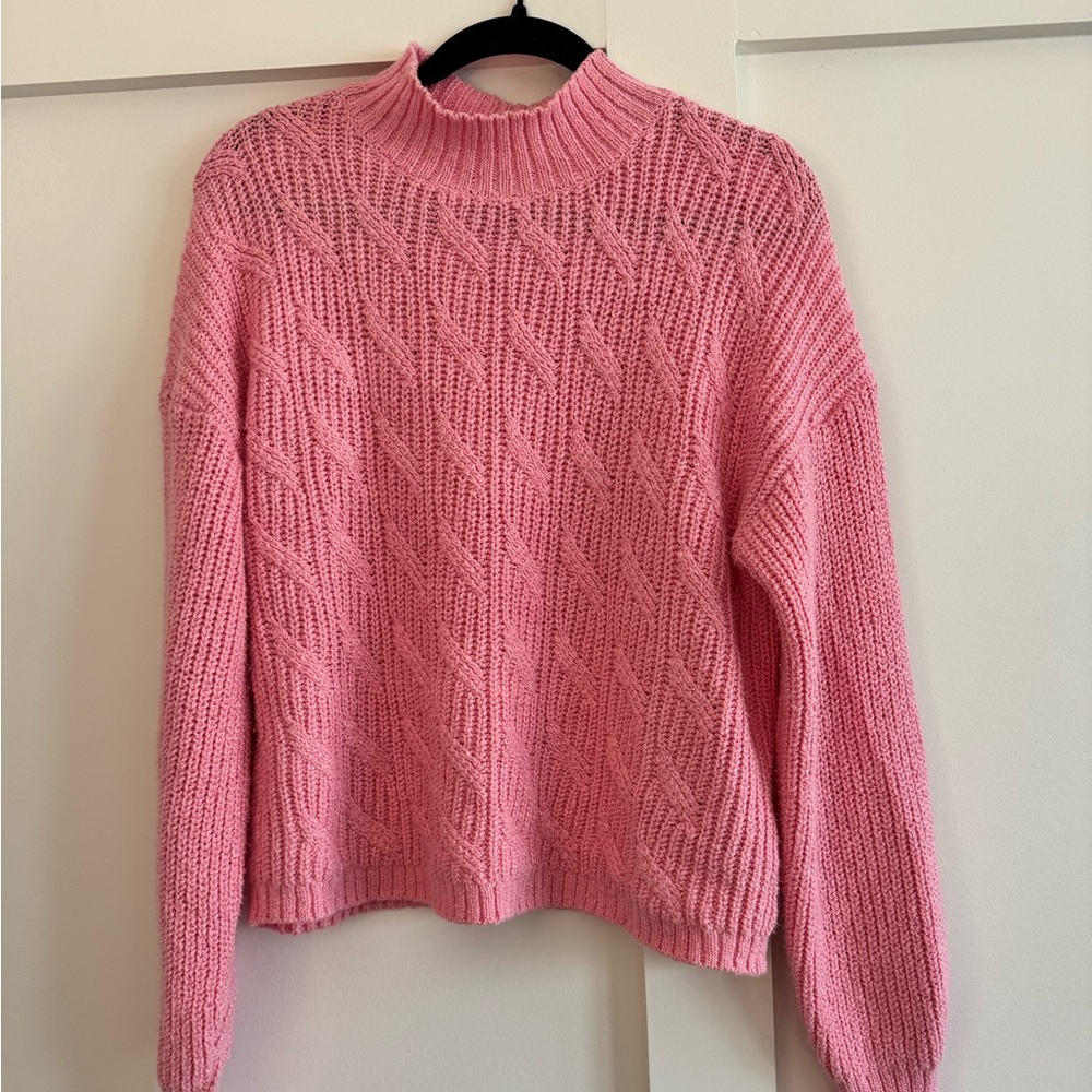 J. Crew pink sweater